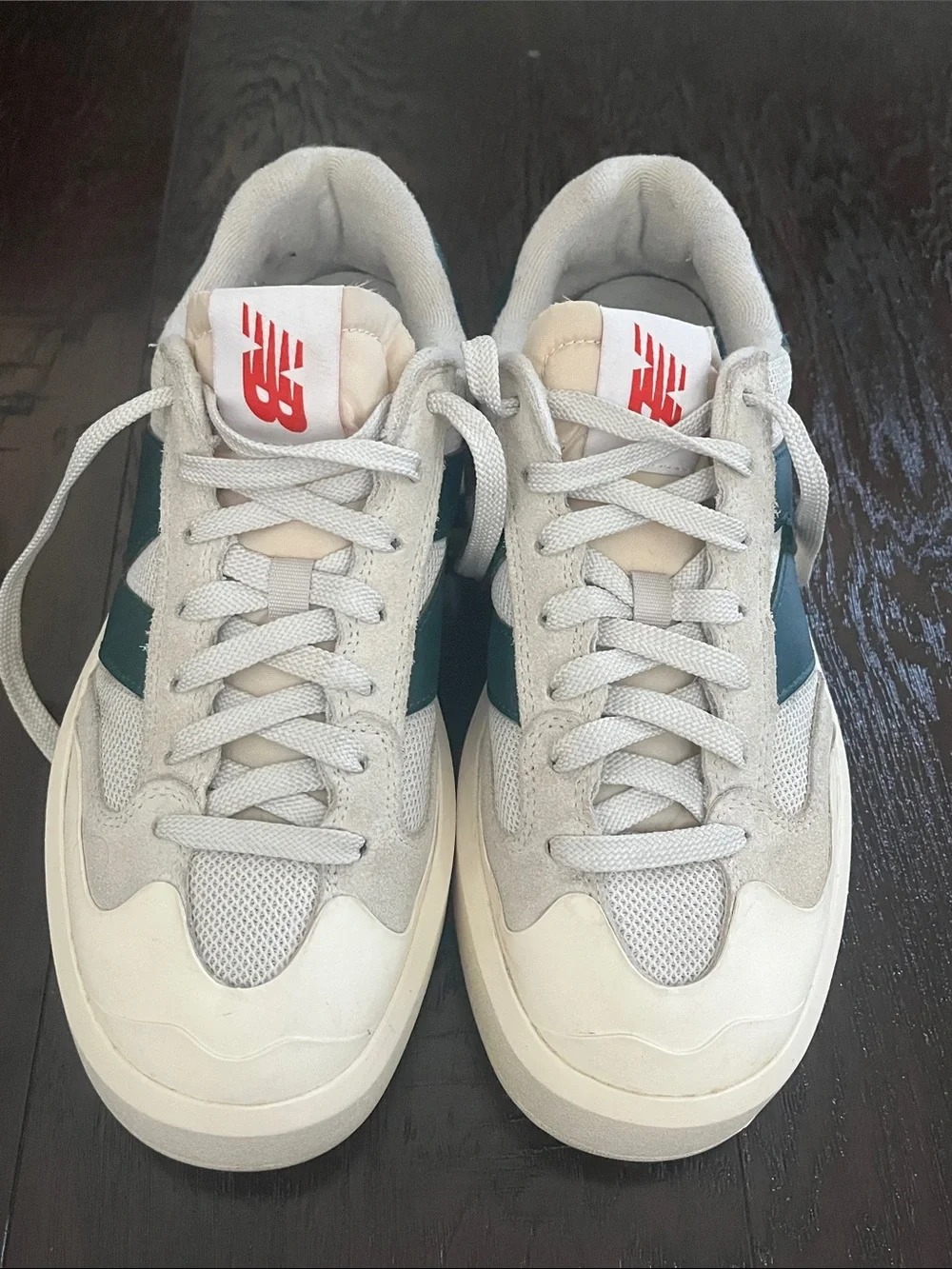 NEW BALANCE CT302 Shoes Mens Size 8 White Nightwatch Green Sneaker CT302RA